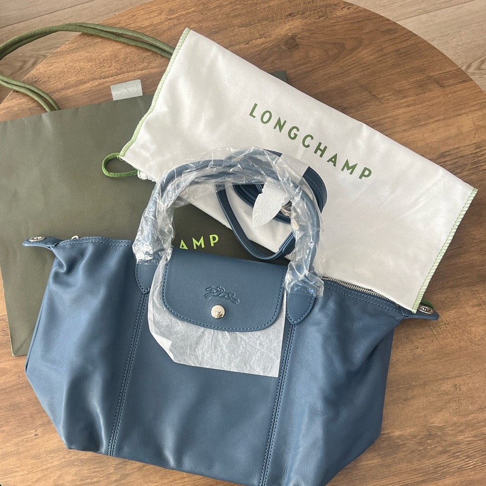 Longchamp Classic Blue Tote Bag